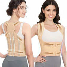 Posture Corrector for Women  Men   Adjustable Back Brace with Full Back Support