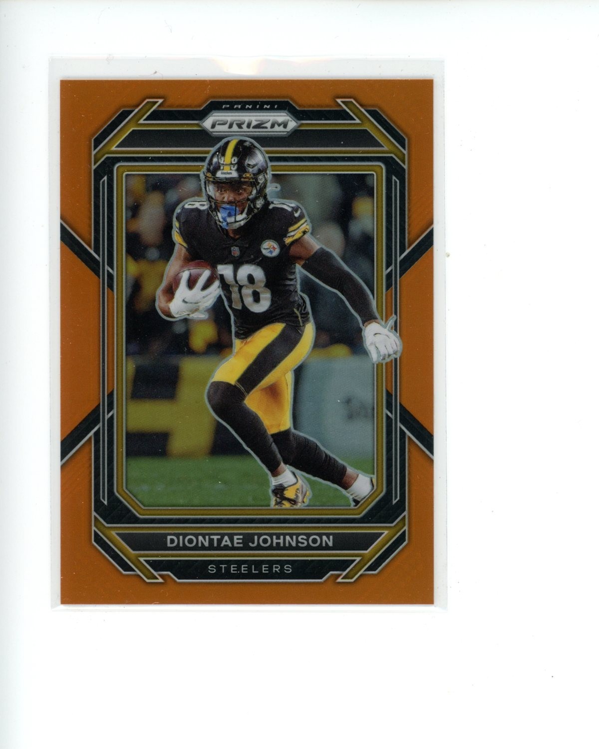 2022 Panini Prizm Orange Prizm #246 Diontae Johnson #d 71/249
