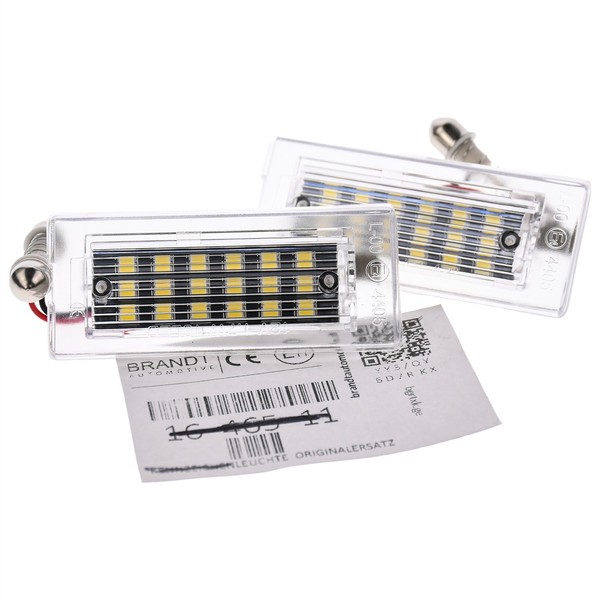Brandt Kennzeichenbeleuchtung LED FüR BMW X5 E53 1999-2006 X3 E83 2003-2010-image