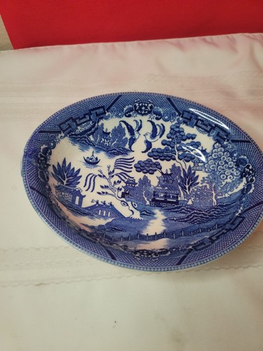 JAPÓN Azul Sauce 10" X 8" Ovalado Tazón para Servir - Imagen 2 de 4