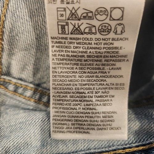 Levi's Mens 505 Medium Wash Straight Leg Jeans Size 38x30 Casual Minimalist - 第 10/15 張圖片