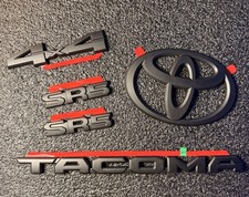 5PCS SET 2014-2022 TOYOTA 4RUNNER SR5 MATTE BLACK OUT EMBLEMS KIT