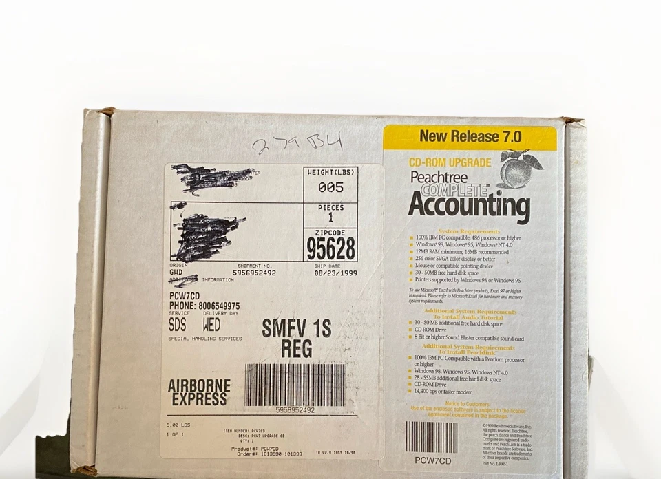 Peachtree Accounting Software 7.0 User Guides For Windows & 2  CD ROMs VTG - Image 4 of 4