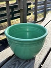 Original Vintage Fiesta ware Green #4 Nested Mixing Bowl with Ribs- Mint