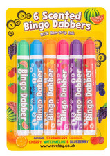 Scented Bingo Dabbers Ticket Felt 6 Coloured Markers Pens Non Drip Job Lot 6-48