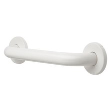 12 Inch Grab Bar 1-1/4 Diameter Concealed Screws White