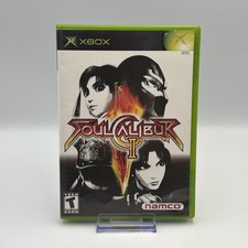 Soul Calibur II 2 Original Xbox Black Label Complete w/ Manual  Reg Card