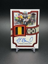 2026 Topps Flagship Germie Bernard Rookie Patch Auto RPA (RC) #ARP-GB Red /5