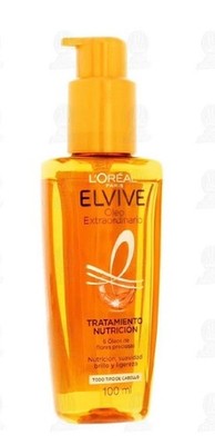 1 Bottle L'Oréal Paris Elvive Serum Extraordinary Oil Nutrition Treatment 100ml