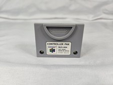 N64 Controller Pak NUS-004 OEM Official Nintendo 64 Memory Card - Tested