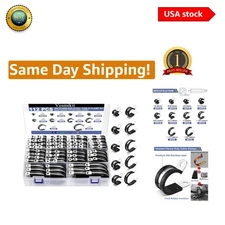 Versatile 10-Sized Assortment of Stainless Steel Pipe Clamps for All Needs