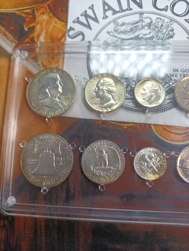 1958 P&D US Mint Set 90% Silver in Capital Holde  - Image 4 of 4