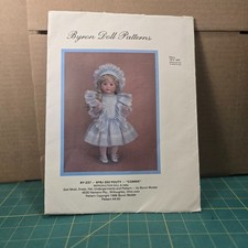 Vintage Byron Doll Pattern BY-237 Connie SFBJ 252 Pouty 19.25 Dress Hat Uncut