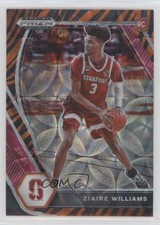 2021-22 Panini Prizm Draft Picks Choice Tiger Stripes Ziaire Williams #15 1bi0