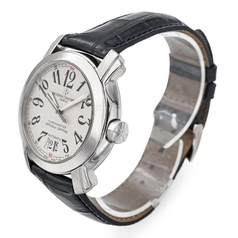 Reloj automático para hombre Vacheron Constantin Malte oro blanco 18k esqueleto fecha Foto 2 de 4