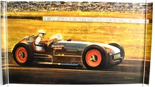 Vintage Indy 500 50's-60'  Front Engine Cars 24 x 13 (POSTER)1975 TRW Inc. RARE!