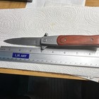 Tac-Force TF-428 Manual Drop Point Pocketknife SS Liner Lock Wood Clip — photo 5