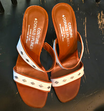Donald J Pliner Womens Leather Slide Sandals ...