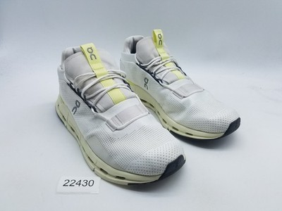 On Cloudnova Swiss Engineering Men's Size 10 Running Shoes White