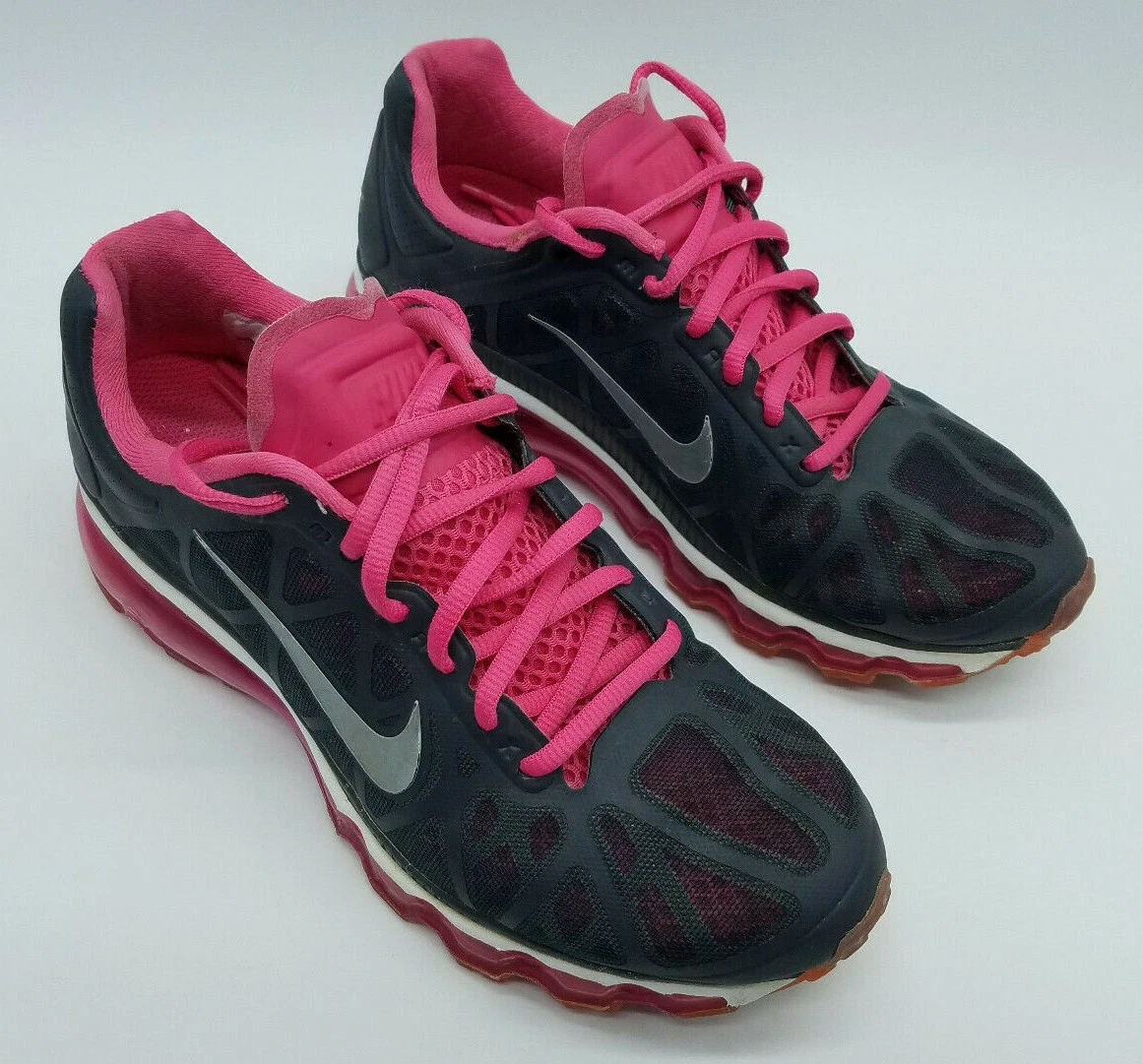 Nike Air Max 2014 Women s Running Shoes Size 7 Gray Pink 4298890