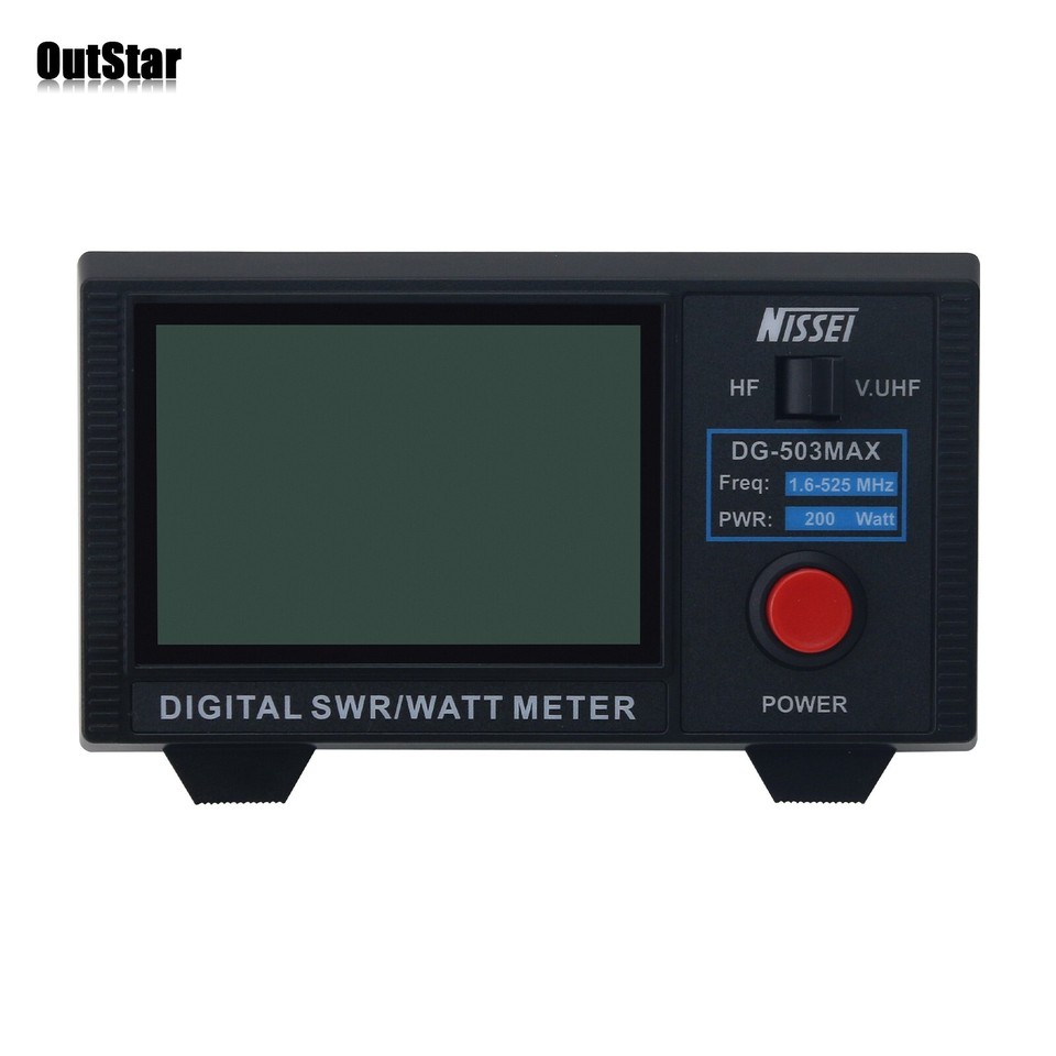 Meter Cw Digital SWR Meter CW/FM/SSB/AM/DMR Meter HF/VHF/UHF 1.6-525MHz NISSEI ...