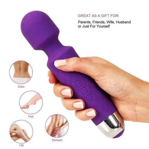Handheld Massager 20 Speed Wand Vibrating Massage Magic Full Body Therapy Motor - Picture 8 of 24