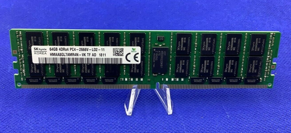 HMAA8GL7AMR4N-VK HYNIX 64GB (1X64GB) 4DRX4 PC4-2666V DDR4 Server