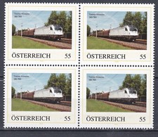 4er Block PM Eisenbahn ÖBB Taurus Siemens 183 701 Postfrisch **