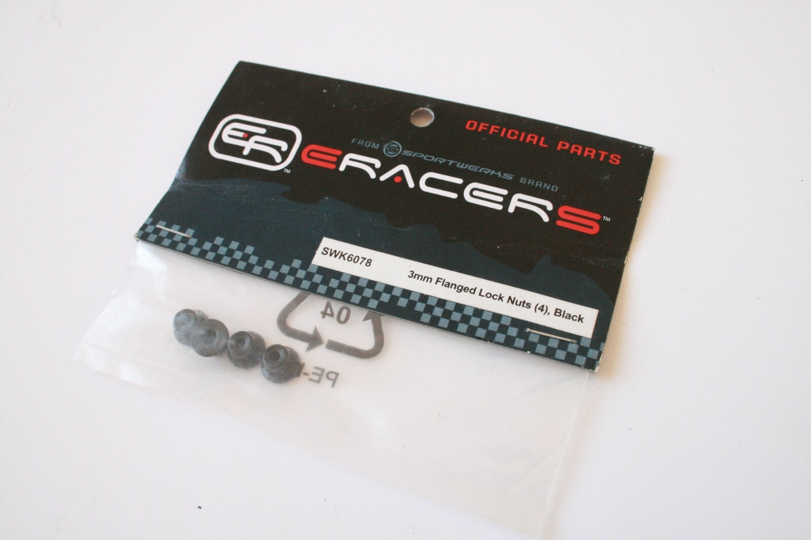 Sportwerks Eracers Recoil 3mm Flanged Lock Nuts (4) - SWK6078 Tailwhip