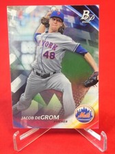 Jacob DeGROM Refractor 2017 TOPPS Baseball Card #81 EX-NM