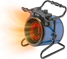 Comfort Zone 3,600W, 240V Electric Hard-Wired Portable Industrial Garage Heater