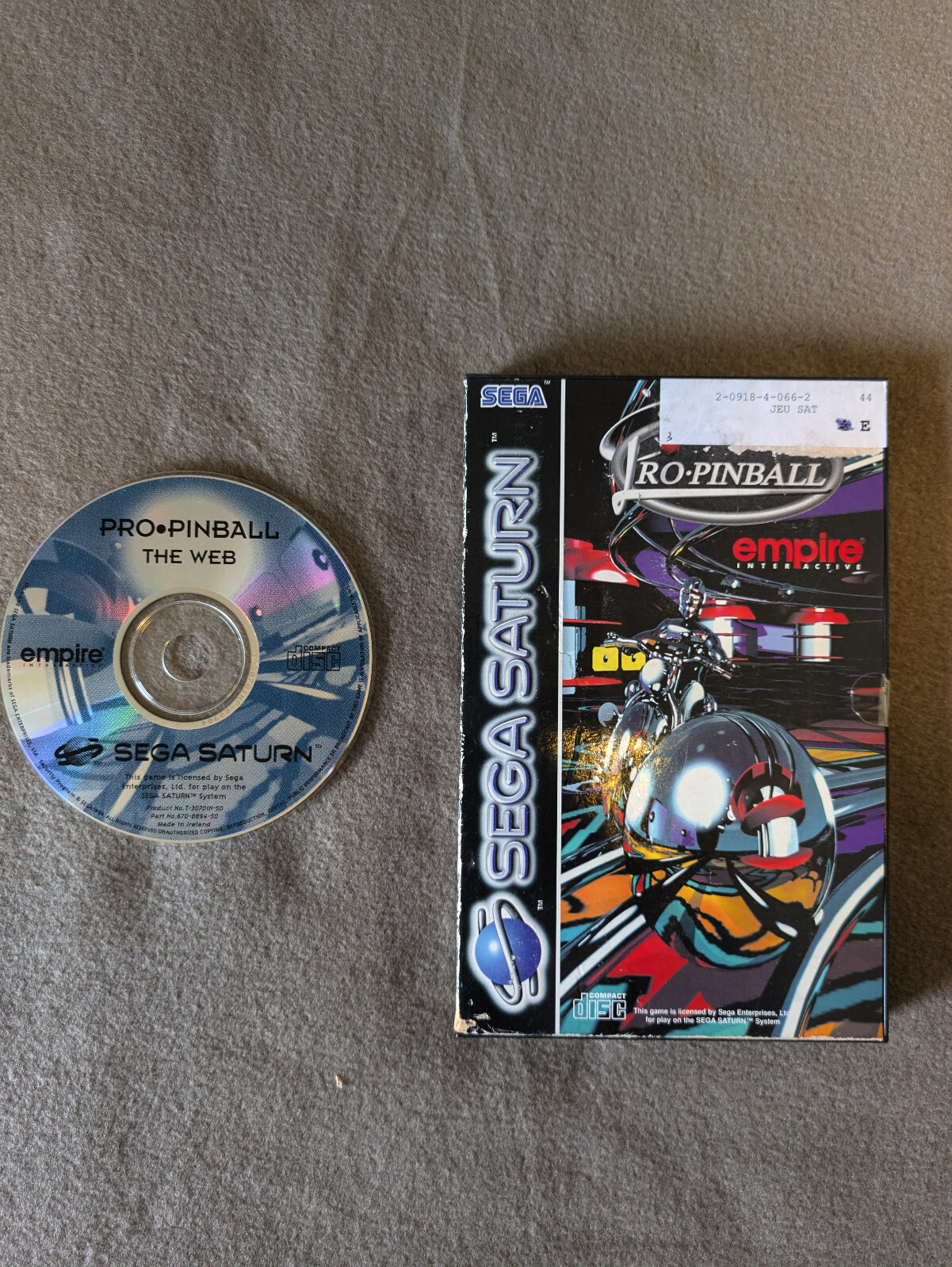PRO PINBALL THE WEB SEGA SATURN PAL SANS NOTICE