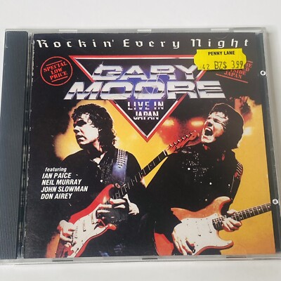 Gary Moore: Rockin' Every Night Live in Japan (CD, 1989) Blues Rock Ian Price