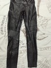 SPANX Faux Leather Motto Leggings Black size Small — photo 3