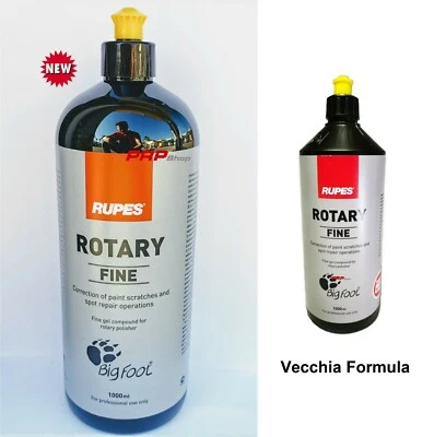 PASTA ABRASIVA FINE ROTARY Rupes BigFoot 1000ML 9.BRFINE aloni ologrammi lucidat