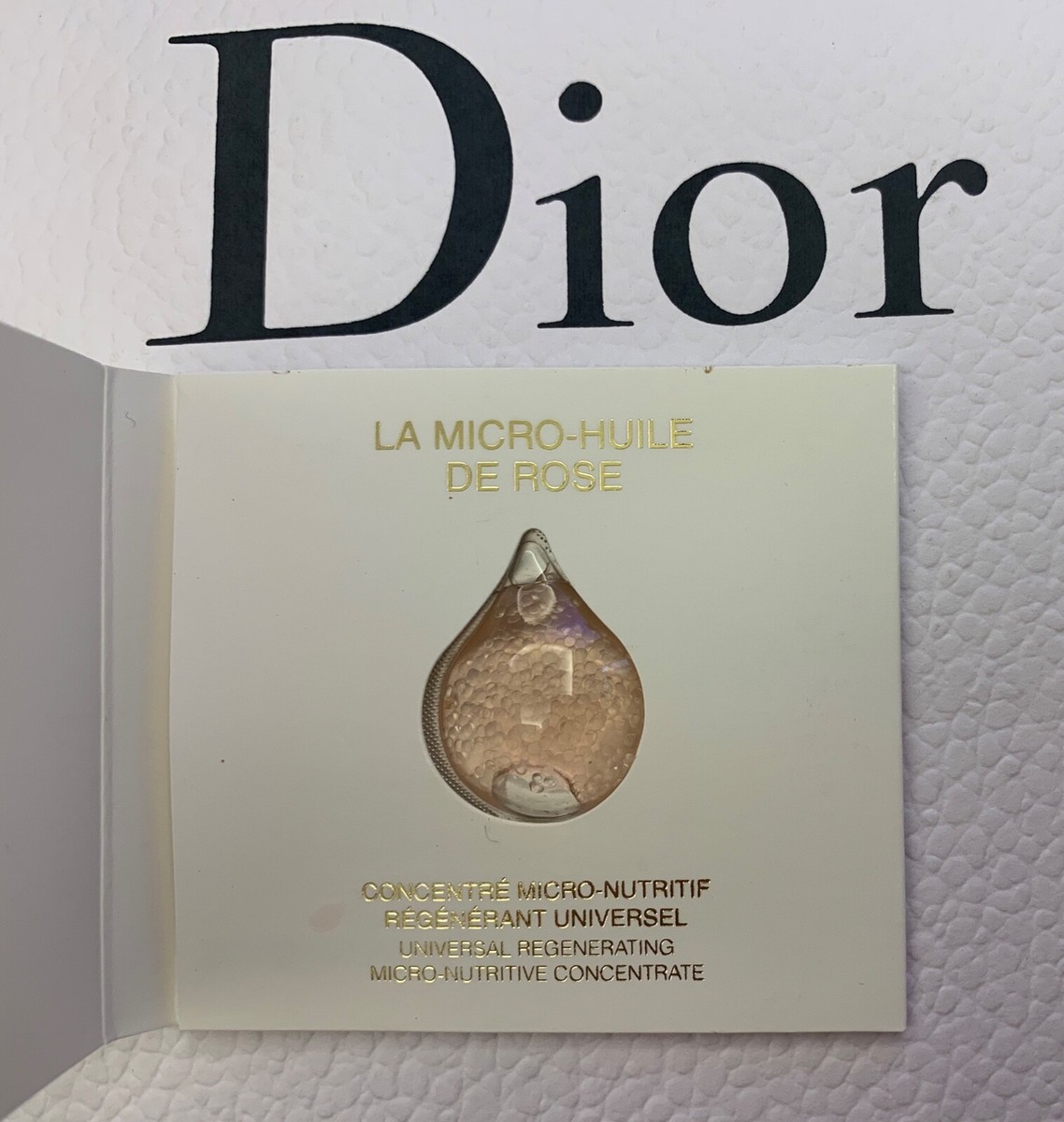 Dior prestige La Micro Huile de Rose 1ml x 10 = 10ml | eBay