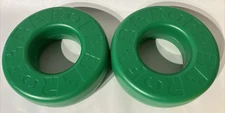 (2) Green Replacement Donut Rings for Mega 4 In a Line Game by Feber