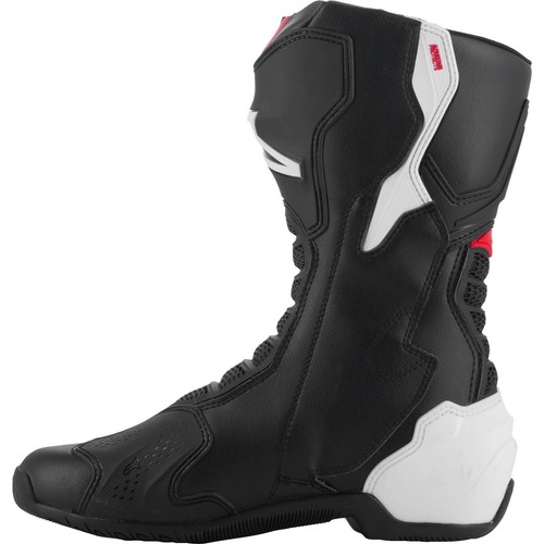 Motorcycle Boots 49 - Alpinestars SMX-6 v3 - Black White Red Graphic - Picture 3 of 7