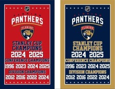 Florida Panthers NHL Hockey 2024 2025 Championship Banner 3x5 Ft Flag