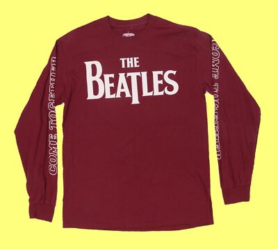 The Beatles Come Together Long Sleeve Official T-Shirt M