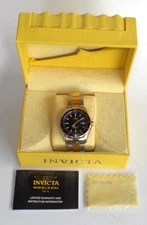 Men`s Invicta SWISS MADE 25814 Master of The Ocean 100m Two Tone Wristwatch