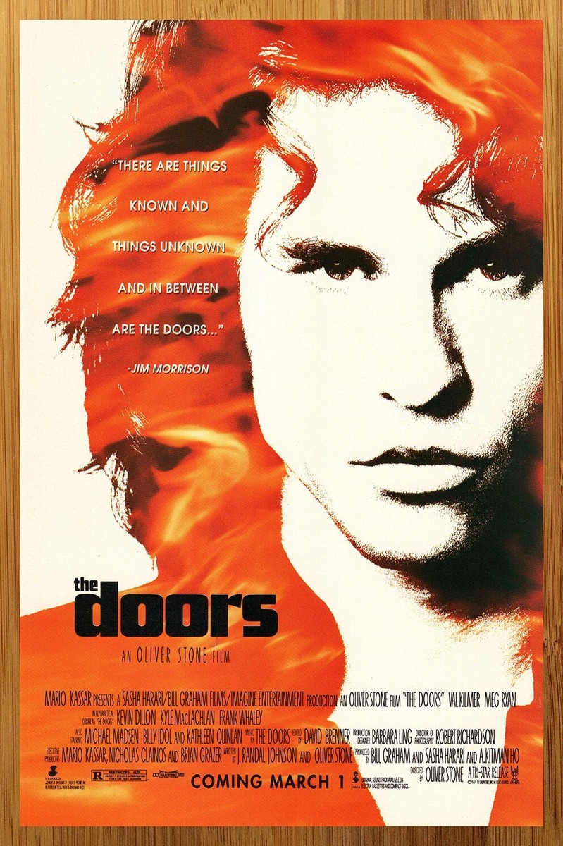 1991 The Doors Print Ad/Poster Oliver Stone Val Kilmer Jim