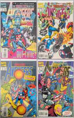 AVENGERS THE TERMINATRIX OBJECTIVE #1 2 3 4 Complete Series 1993 Marvel Comics