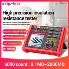 MH15 Insulation Resistance Tester Digital Megohmmeter Auto Discharge AC/DC Test