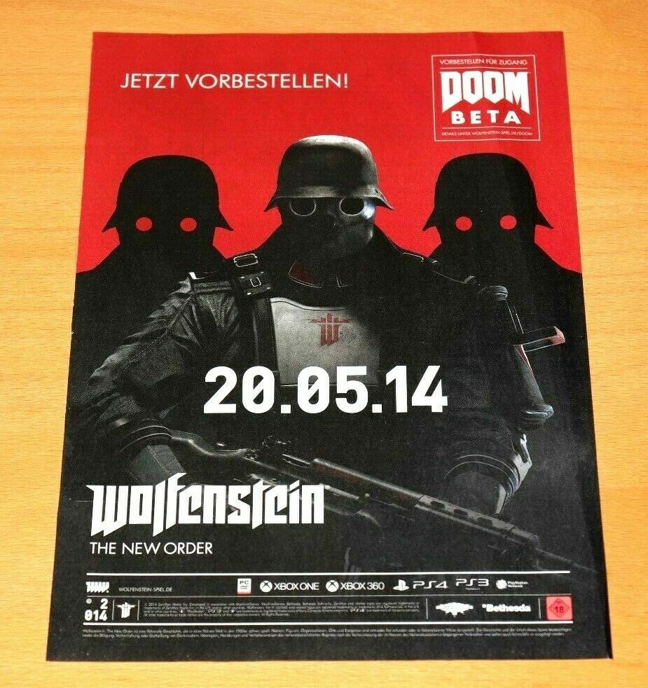 Wolfenstein: The New Order (PlayStation 4, PlayStation 3, Xbox One