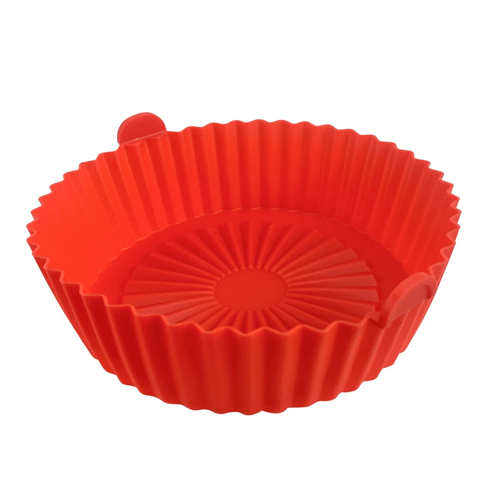 Air Fryer Pot Air Fryer Basket Linings Non-Stick Safe Silicone Oven Baking Tray Air Fryer Pot Air Fryer Basket Linings Non-Stick Safe Silicone Oven Baking Tray