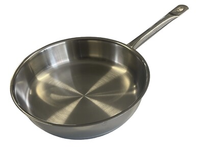 24cm Edelstahl Profi-Bratpfanne Extra hoher Rand Backofenfest Induktion Pfanne