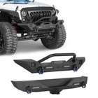 Steel Front Winch Bumper / Rear Bumper Fit 2007-2018 Jeep Wrangler JK 2/4-Door