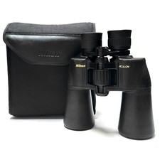 Nikon Aculon A211 Black 10-22x50 Binoculars With Carrying Case Excellent