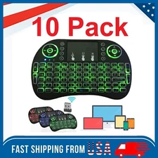 10 x Mini 3 Backlit i8 2.4GHz Wireless Keyboard for Respberry LG TV Box Android